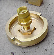 brass lamp fitting GWR lamp fitting - click to open larger image in a new window