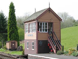 Hampton Loade signal box - click to open larger image in a new window
