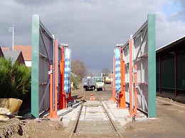 Carriage washing plant